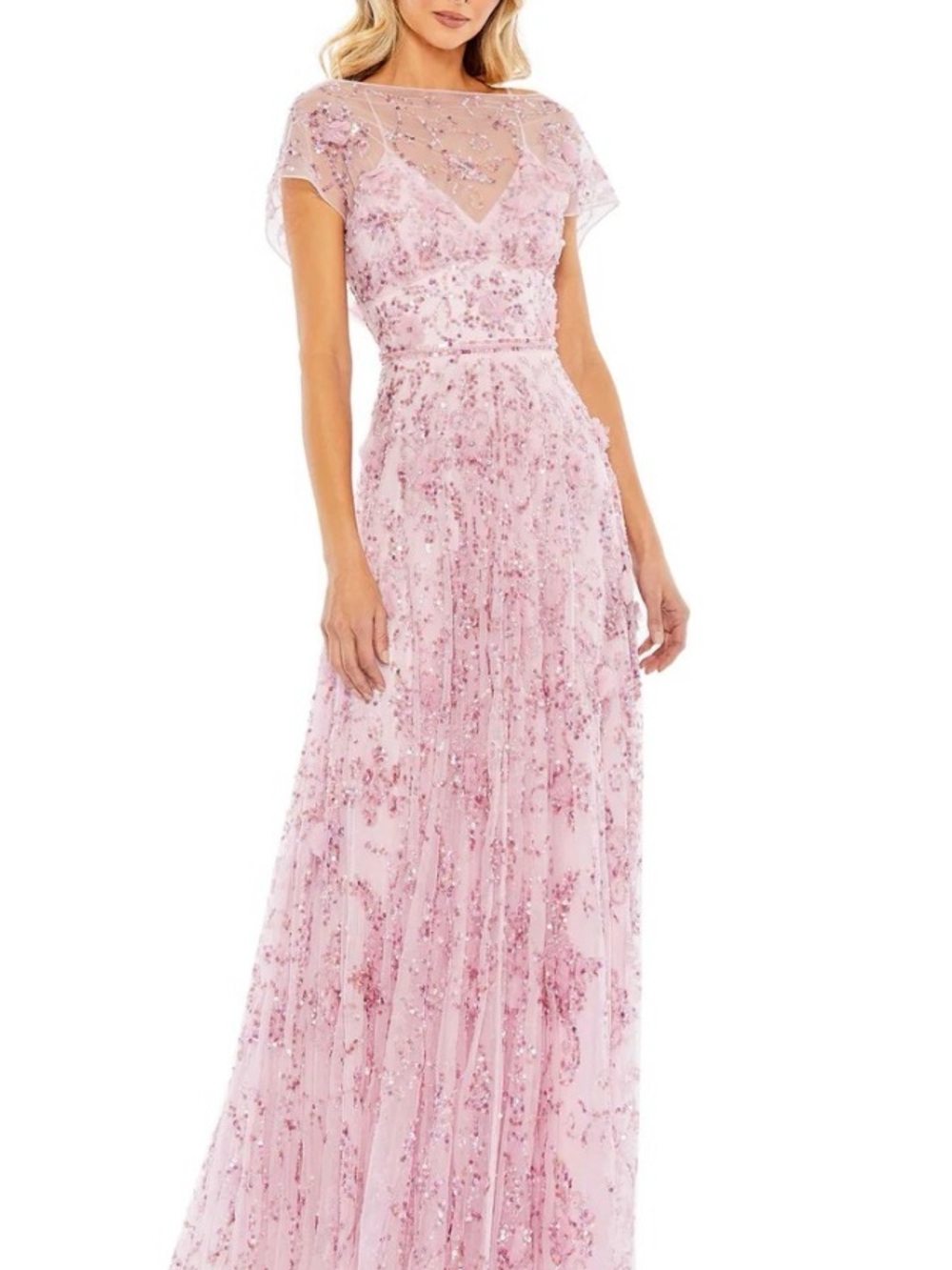 MAC DUGGAL Sequined Gown